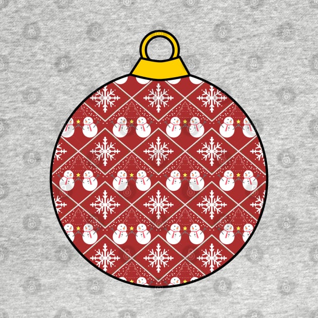 Christmas ornament Red by Nicostore